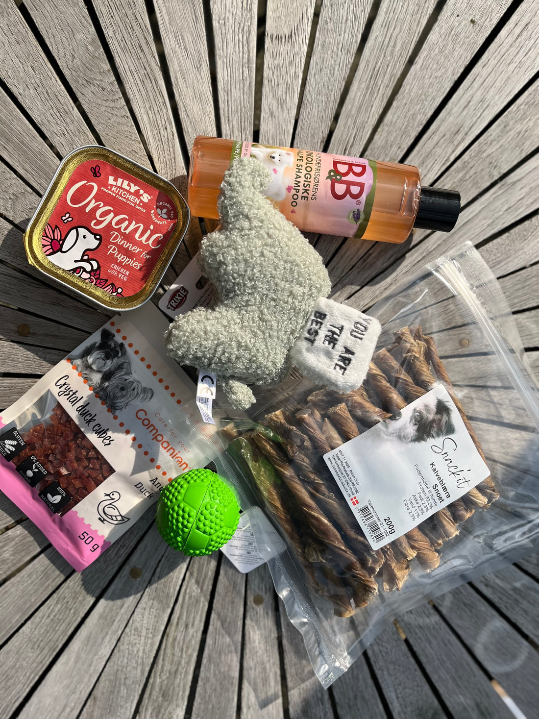 Hvalpe pakke - lyserød eller grøn