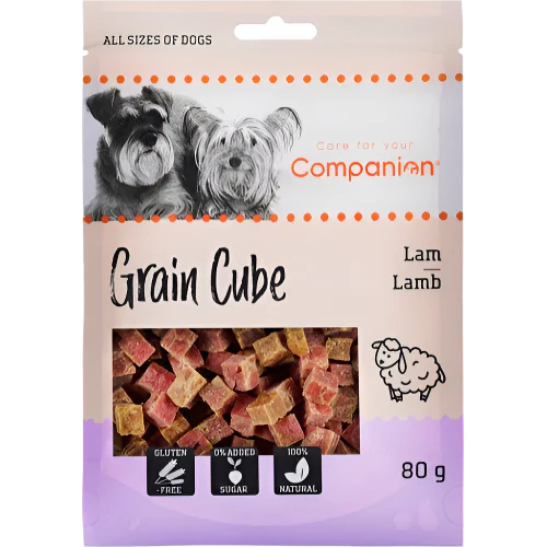 Companion grain cubes Lam 80g.