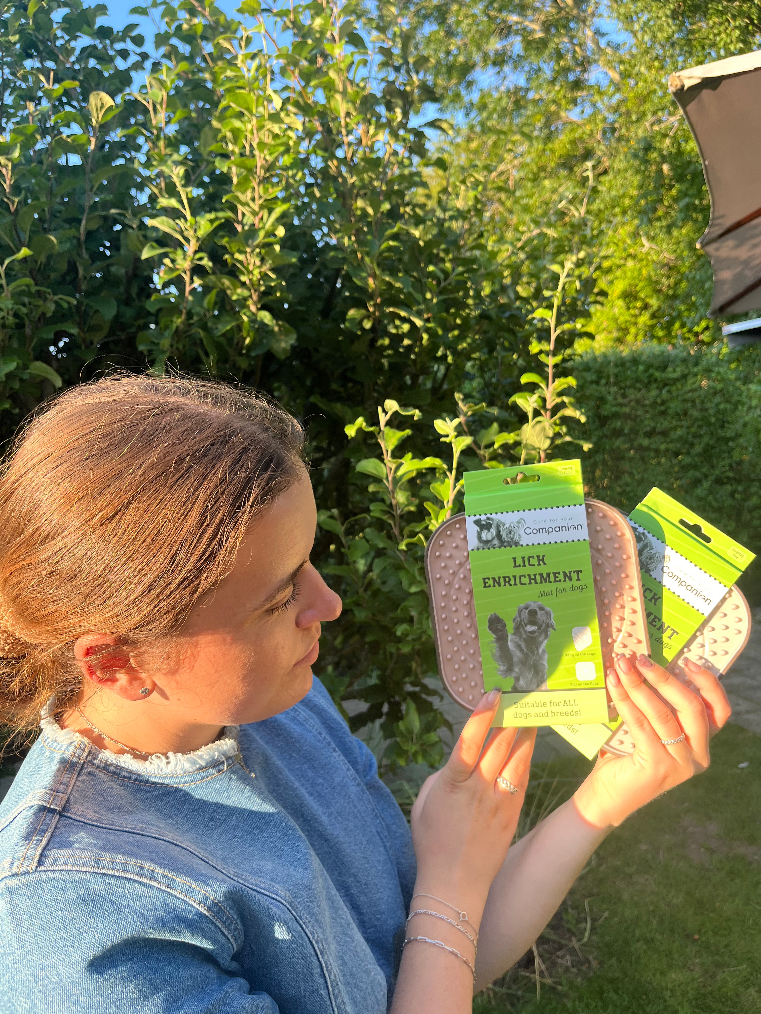 Companion slikkemåtte - Lys pink