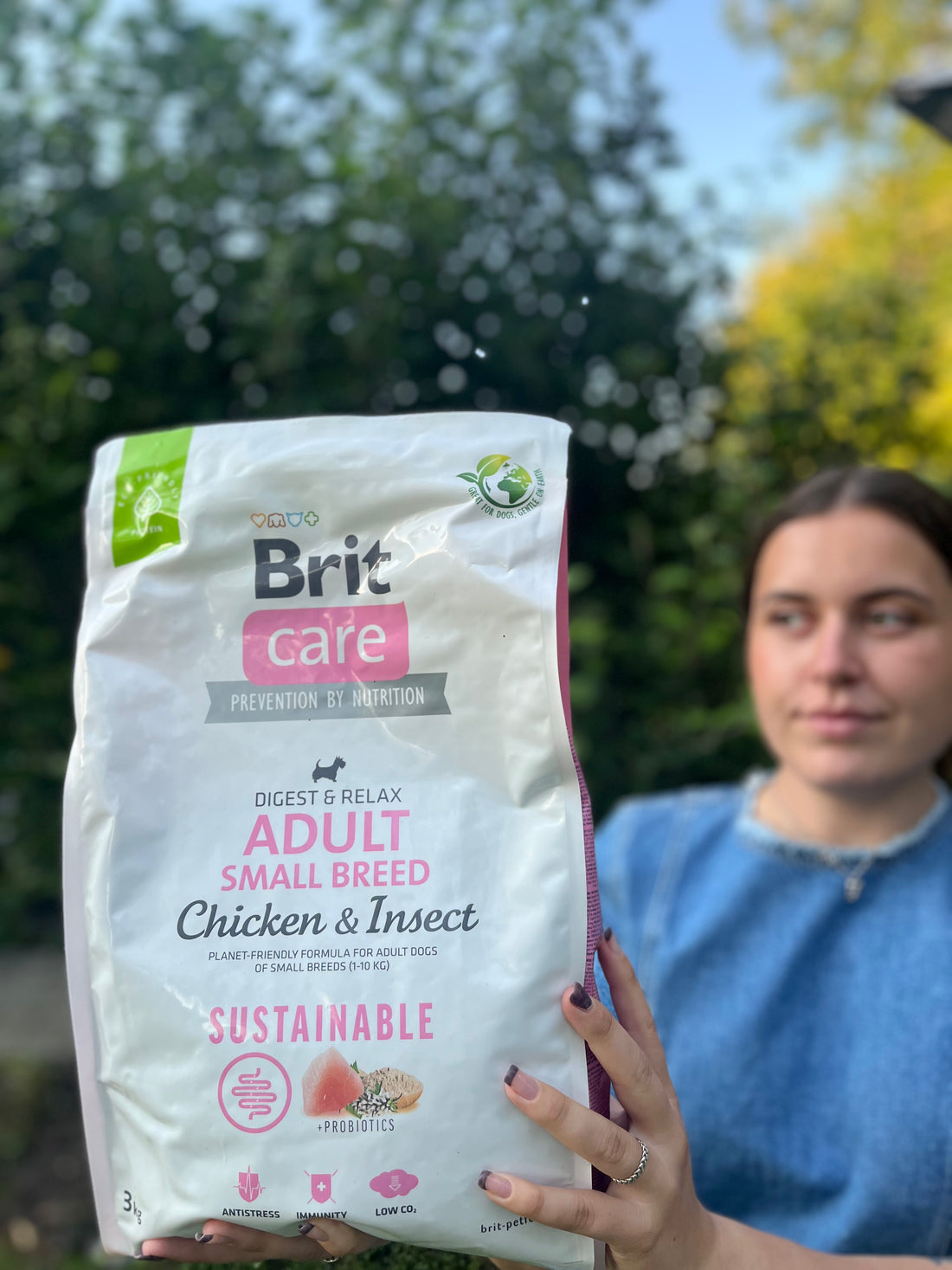 Brit Care Sustainable hundefoder voksen, Small Breed, Kylling, 3 kg