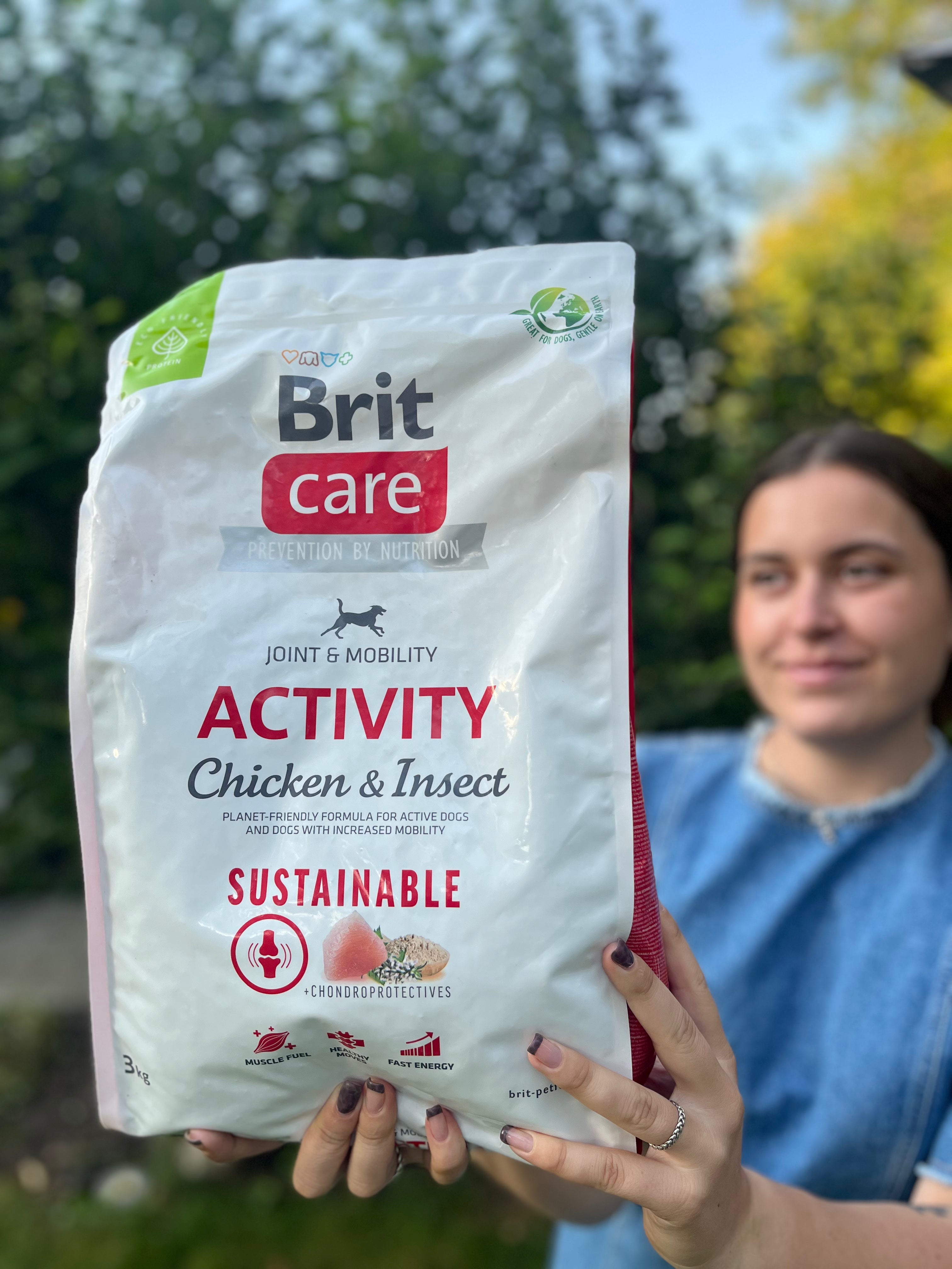 Brit Care Sustainable Activity hundefoder, Kylling, 3 kg