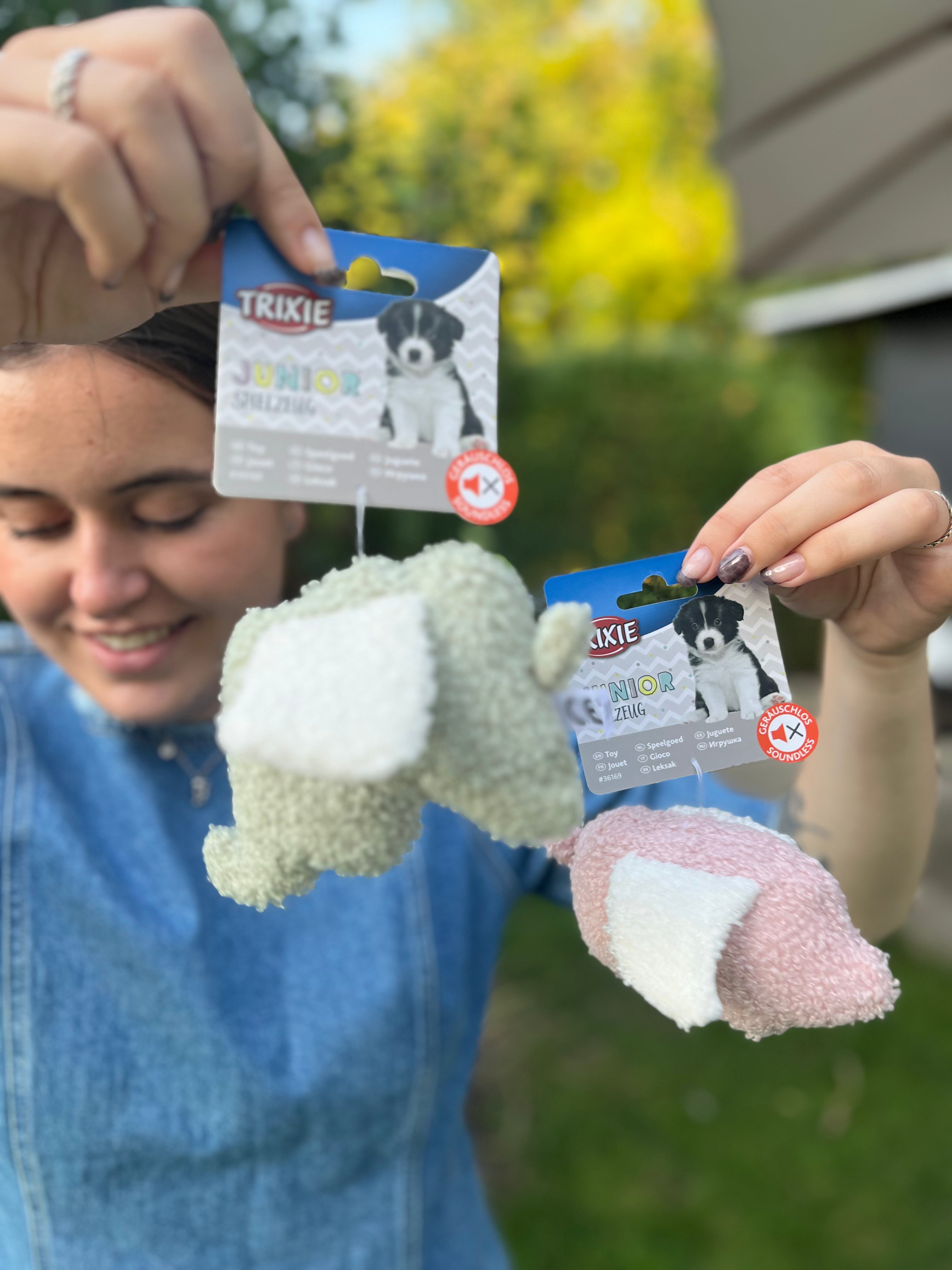 Junior gris, plush, 15 cm