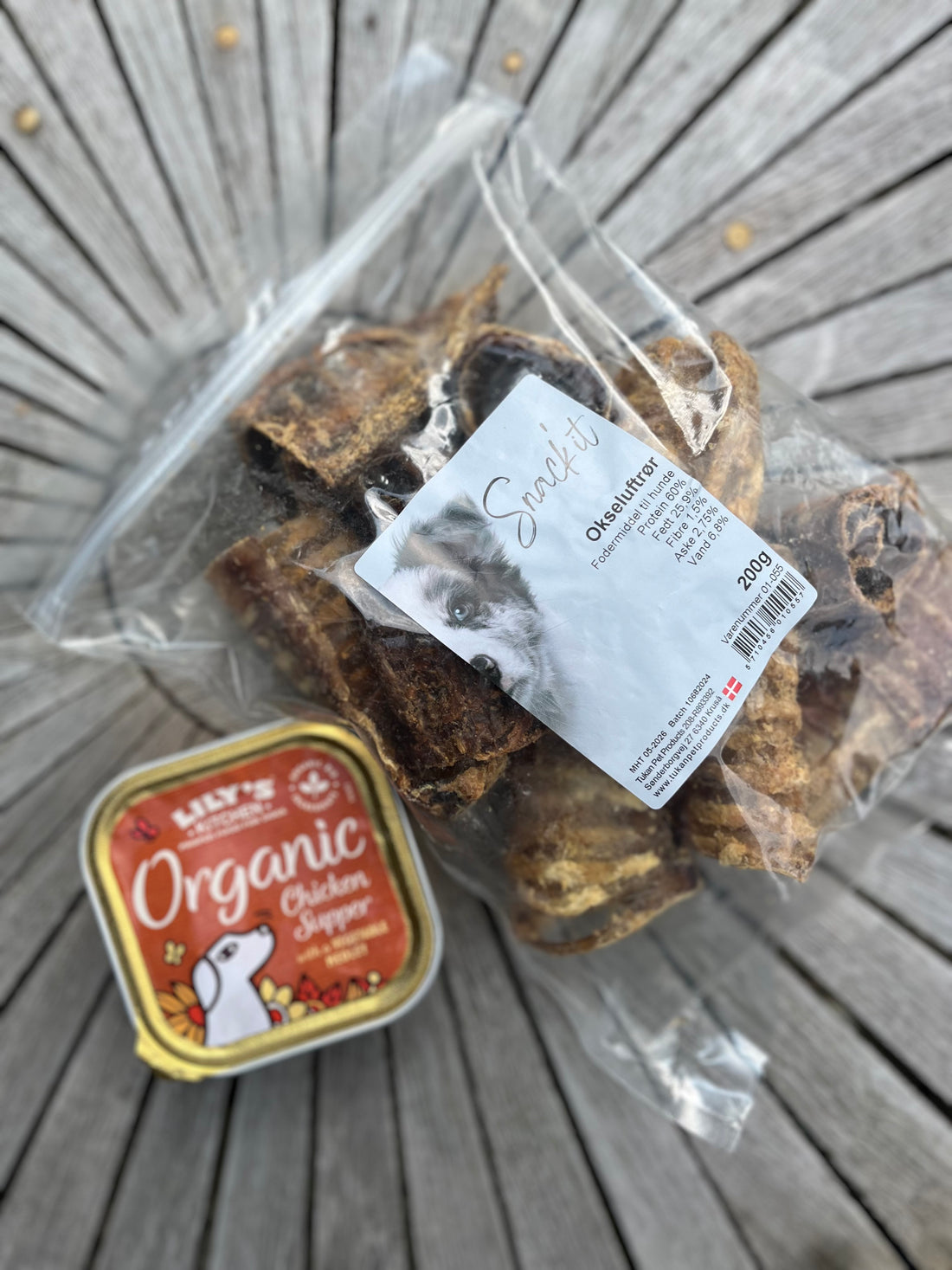 Okseluftrør og vådfoder til aktivering - chiken