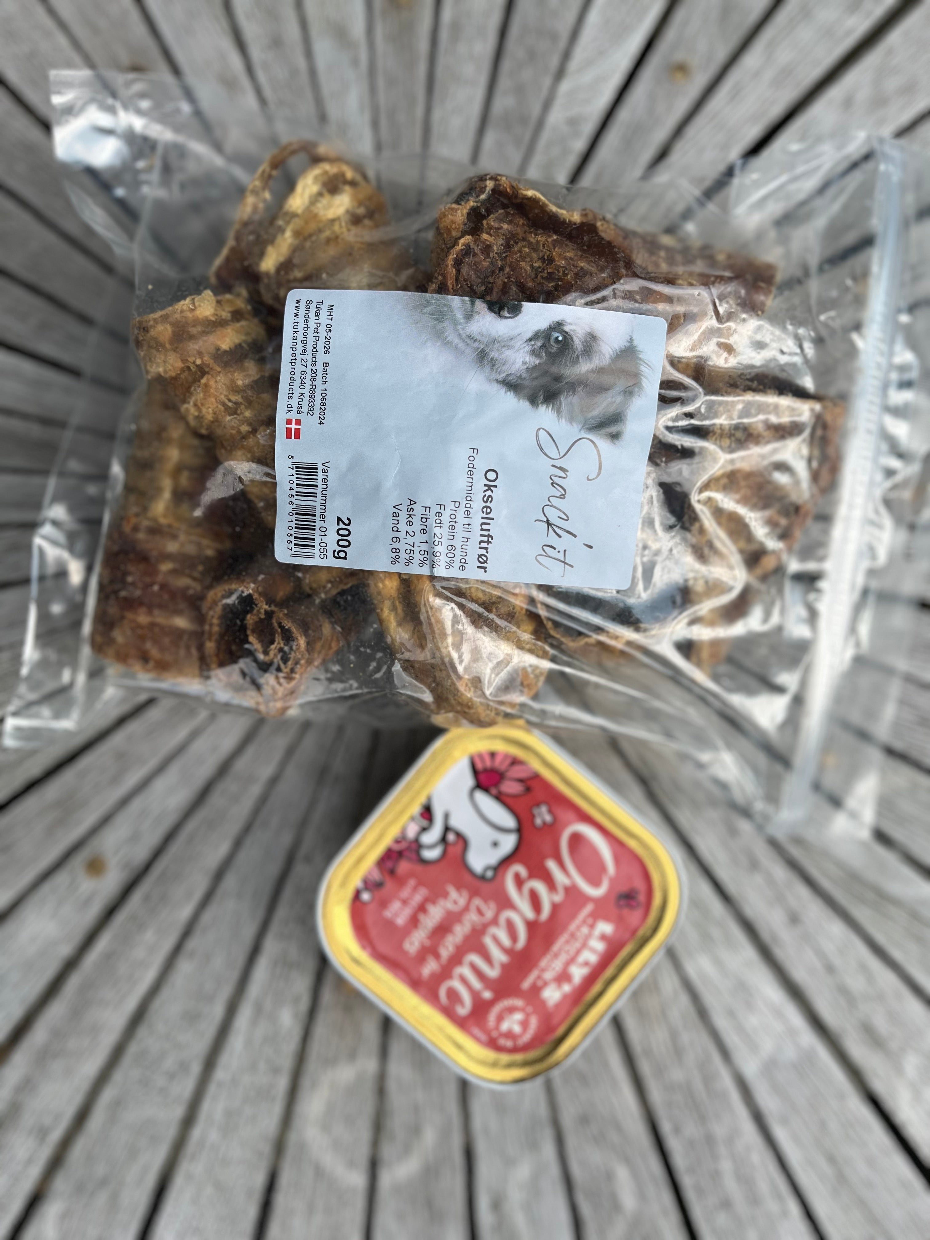 Okseluftrør og vådfoder til aktivering - Puppy