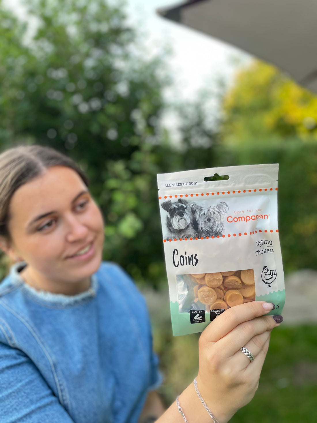 Companion chicken coins, 80g