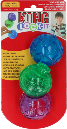 Kong Lock-It 3-pk Small