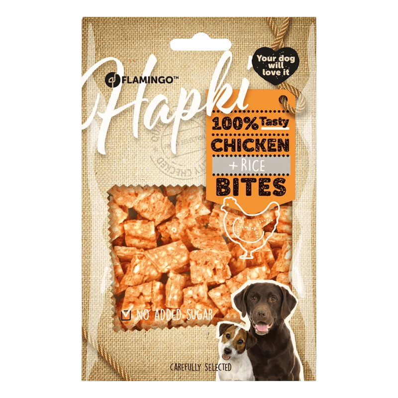 HAPKI CHUNKS MED KYLLING OG RIS 85g