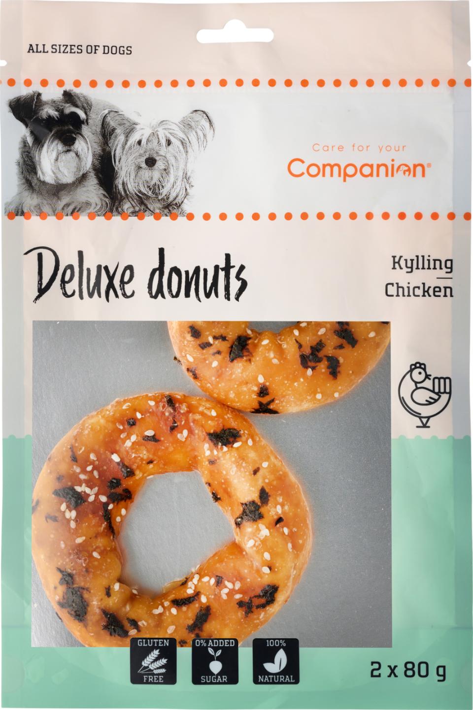 Companion Delux Chicken Donuts 2x80g