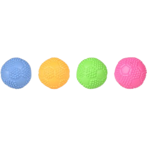 Gummi fodbold m. piv 5.5 cm