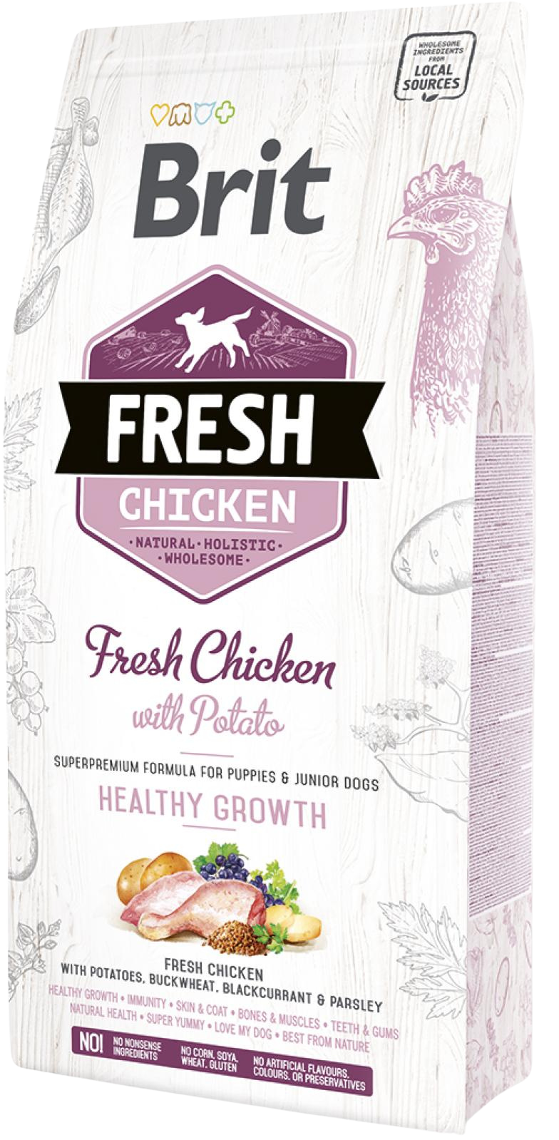 Brit Fresh Puppy Healthy Growth hvalpefoder 2,5 kg