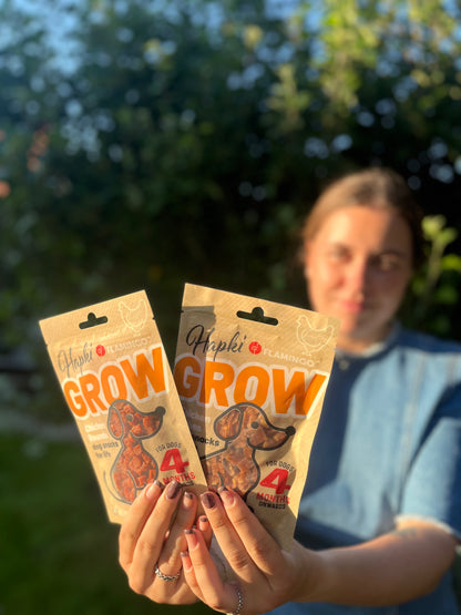 HAPKI GROW ROUNDS MED KYLLING 85G