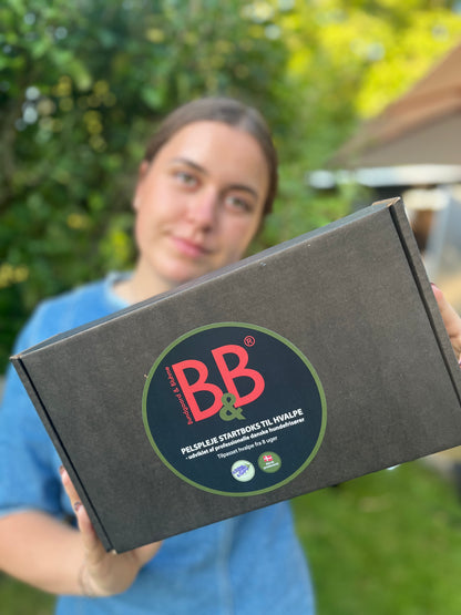 B&amp;B pelspleje startboks til hvalpe