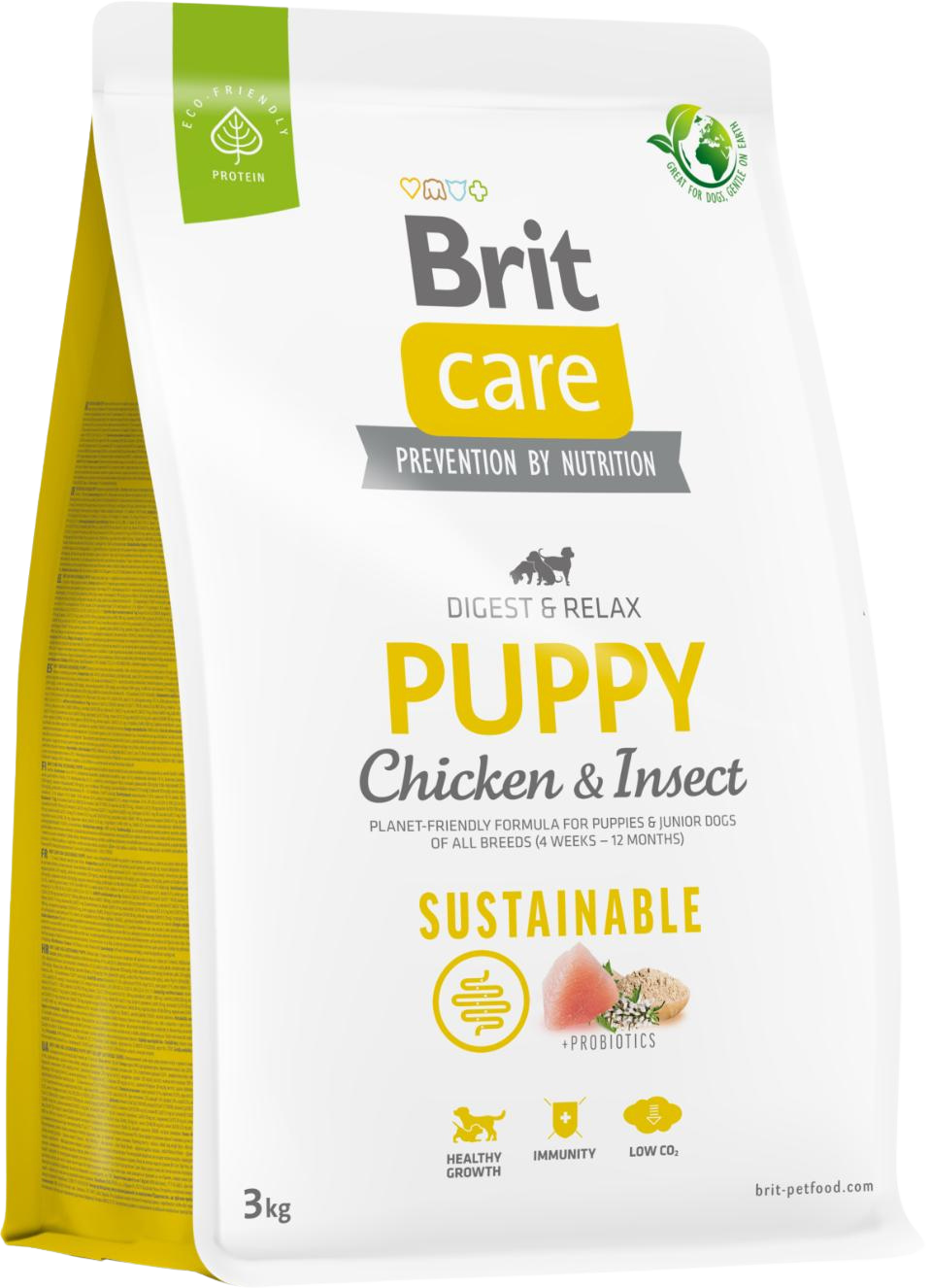 Brit Care Sustainable hvalpefoder (kylling) - 3 kg