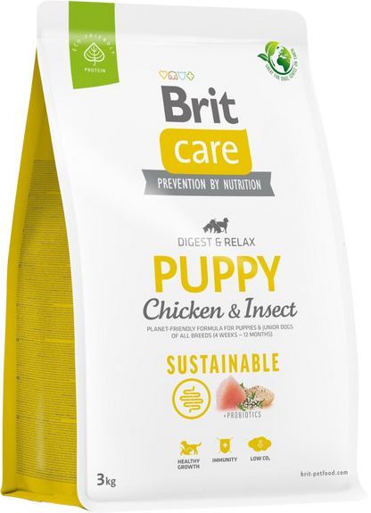 Brit Care Sustainable hvalpefoder (kylling) - 3 kg