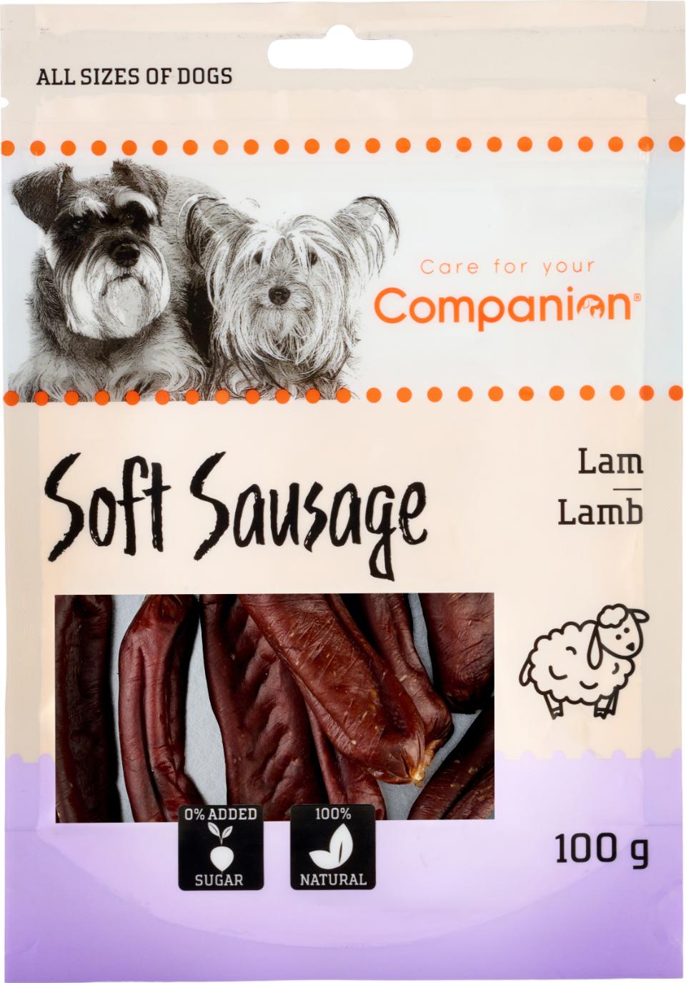 Companion Soft Sausage - lam 80g.