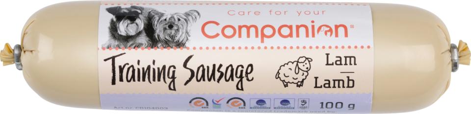 Companion training sausage - lam